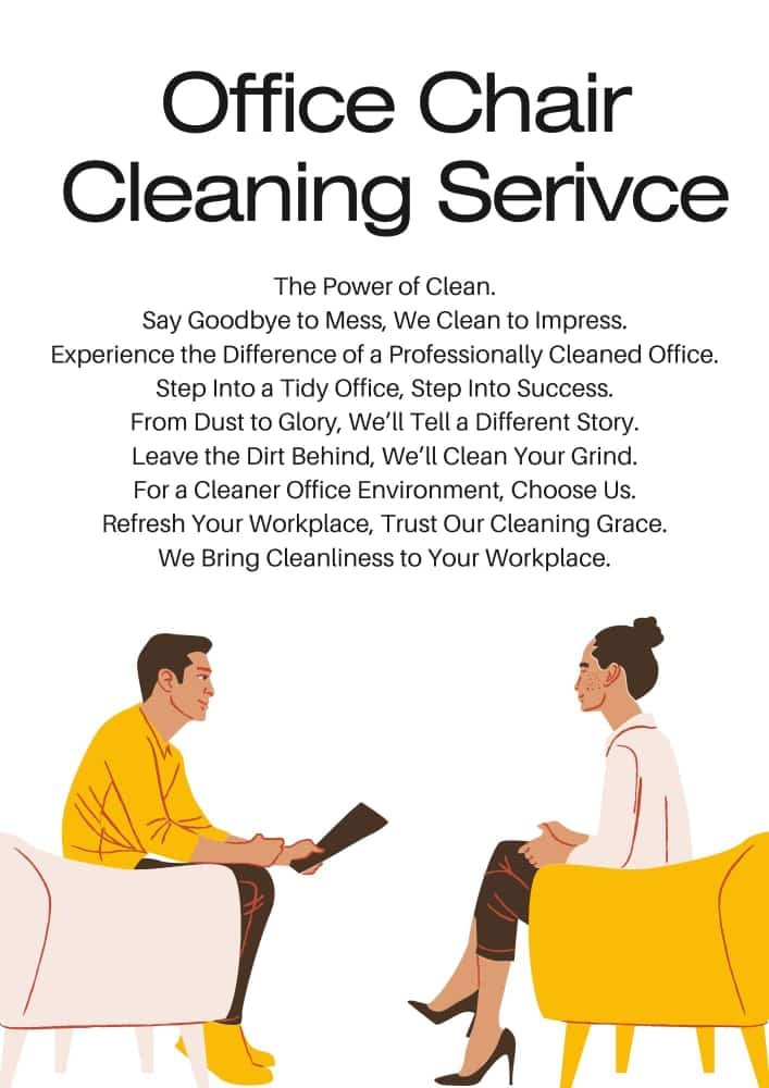 Office Chair Cleaning Service